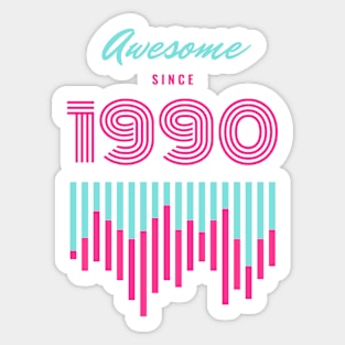 Awesome Since 1990 Sticker